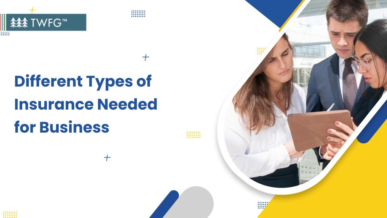 different types of insurance needed for business banner