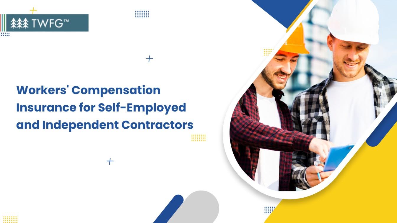 workers compensation insurance for self employed and independent contractors banner