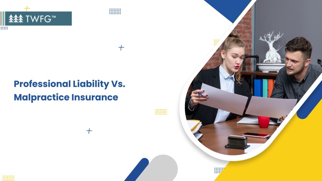 professional liability vs malpractice insurance banner